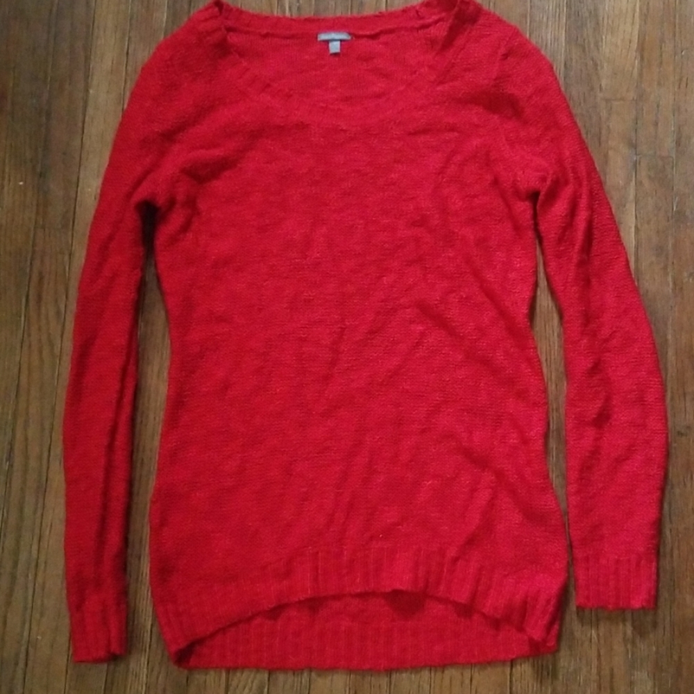 Red sweater